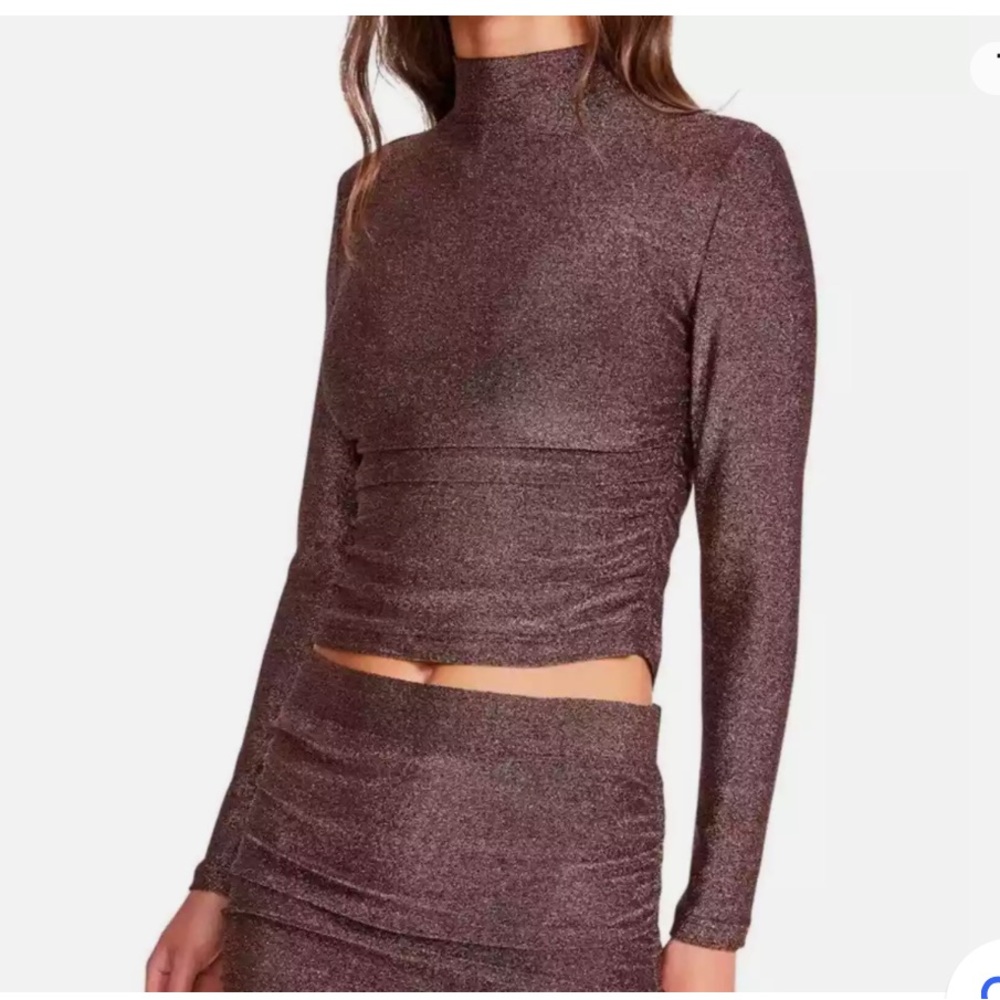 BB Dakota 2 piece glitter set in rose gold